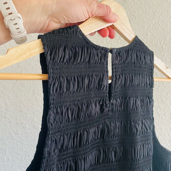 Madewell The Melody Bubble-Hem Smocked Midi Dress in Poplin NWT - Picture 6 of 12